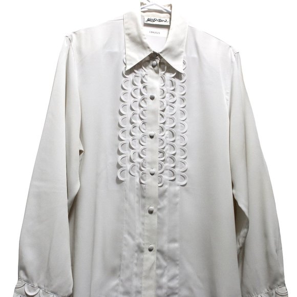 White Embroidered Blouse - Picture 1 of 2